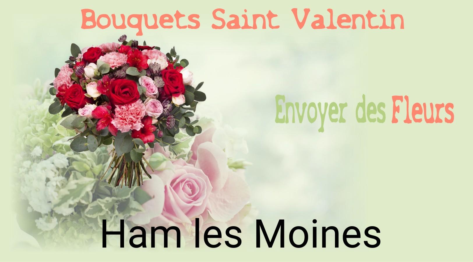 Roses de Saint-Valentin livrées à Ham-les-Moines